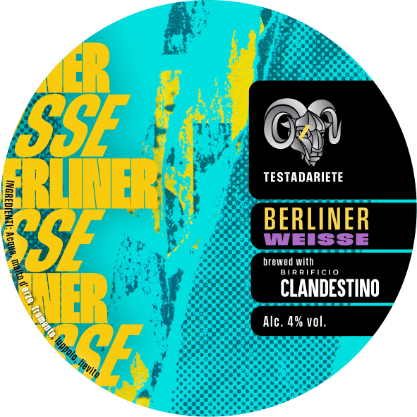 Testadariete - Berliner Weisse (Brewed with Piccolo Birrificio Clandestino) - 4,5% - KEYKEG 20L